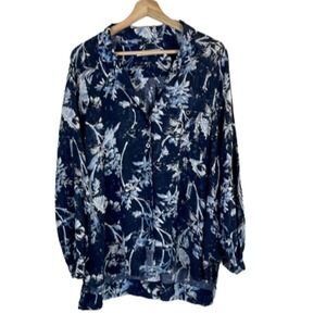 WE THE FREE‎ FLORAL PRINT LONG SLEEVE BUTTON DOWN WOMEN'S SHIRT SIZE S